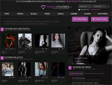 Tablet Screenshot of megamodels.pl